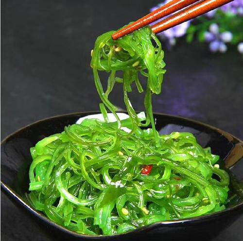 海草  中华海草 美味冷菜/调味梗丝 开胃菜 芝麻即食裙带菜400g装