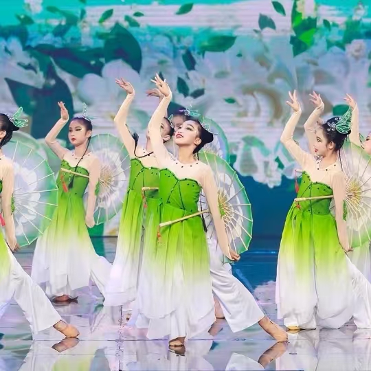 儿童古典舞茉莉舞蹈演出服