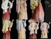 薄款 西辞记 开衫 防晒衫 原创汉服女春夏秋宋制 七色纯色日常飞机袖