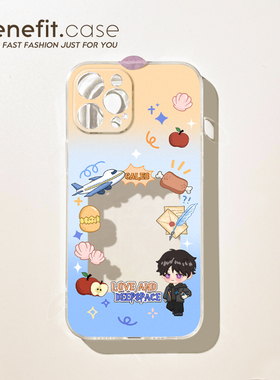 benefit恋与深空夏以昼周边适用vivox100pro手机壳s18新款s17简约opporeno11透明10创意9硅胶findx7女6保护壳