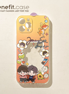 benefit动漫jimmysea吉米海小卡周边适用苹果15promax手机壳新款iPhone13硅胶12防摔11创意xs女款8plus保护套