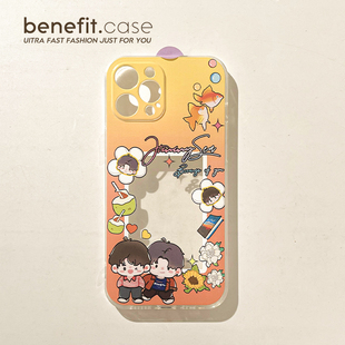benefit动漫jimmysea吉米海小卡周边适用苹果15promax手机壳新款iPhone13硅胶12防摔11创意xs女款8plus保护套