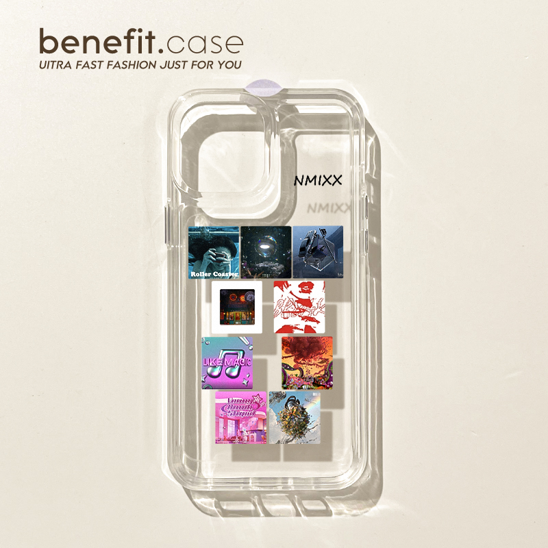 nmixx专辑封面手机壳适用iPhone16小米14新款华为P70防摔荣耀50硅胶iPhone15保护壳爱豆明星