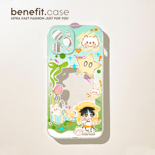 tf家族四代张函瑞小卡手机壳适用iPhone16promax华为p70软壳荣耀X50小米14二次元周边荣耀70防摔壳