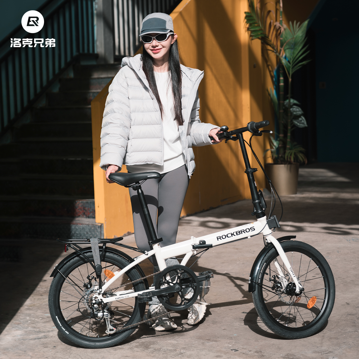 洛克兄弟折叠自行车自行车