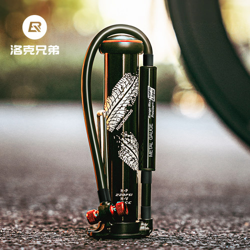 洛克兄弟打气筒便携迷你高压