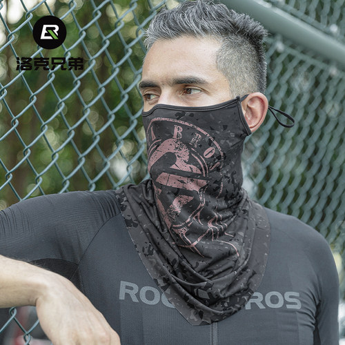洛克兄弟冰丝面巾面罩钓鱼防晒