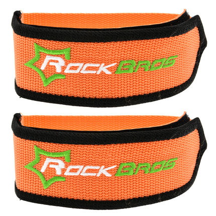 洛克兄弟死飞自行车脚踏板狗嘴套束带脚套绑带束脚带魔术贴 一对