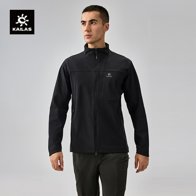 凯乐石立领软壳外套运动徒步