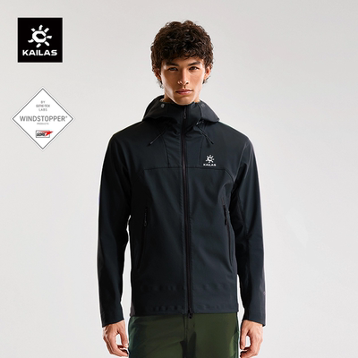 KAILAS凯乐石M8 IC-MAX连帽软壳衣外套GTX防风防泼保暖户外登山男