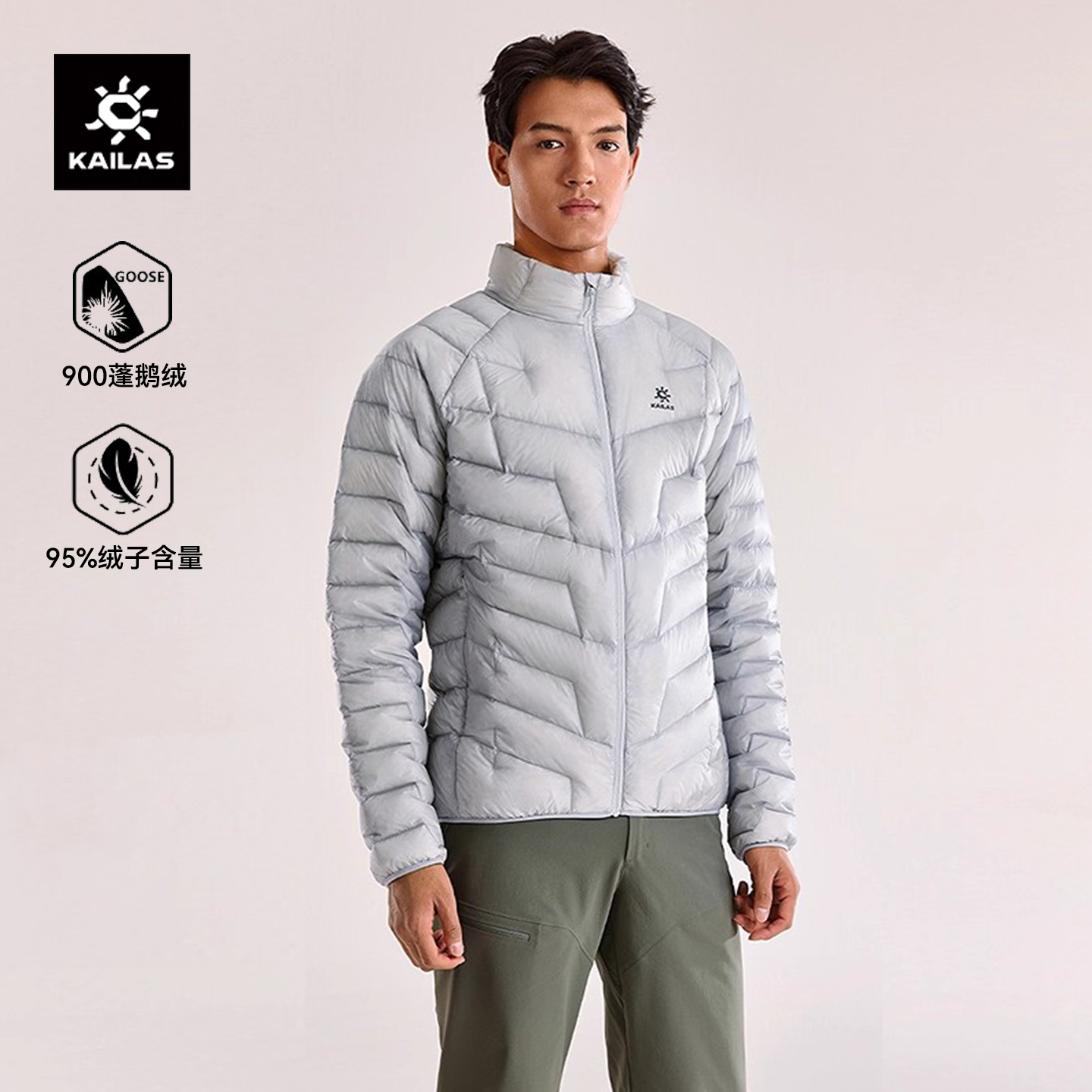 凯乐石羽绒服900蓬鹅绒防风保暖