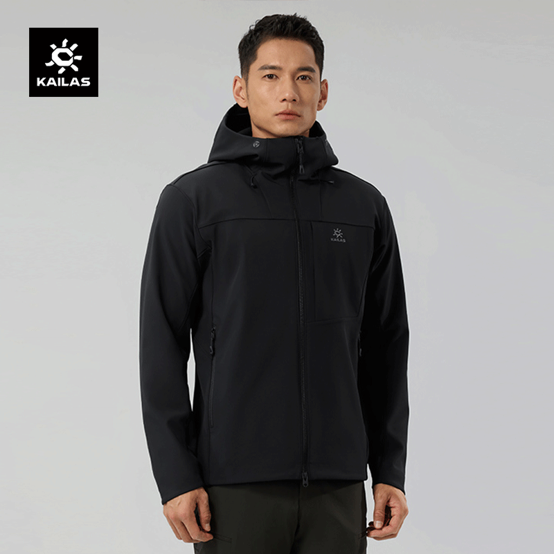 凯乐石M8IC连帽软壳外套防风