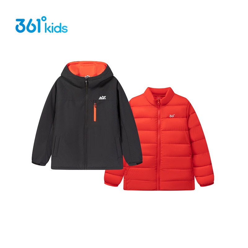 361儿童男童上衣两件套冬季新款3