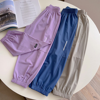 儿童弹力运动速干裤城市休闲裤