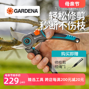 花园林果树剪园艺修枝剪刀 德国进口嘉丁拿GARDENA 高能效专业级