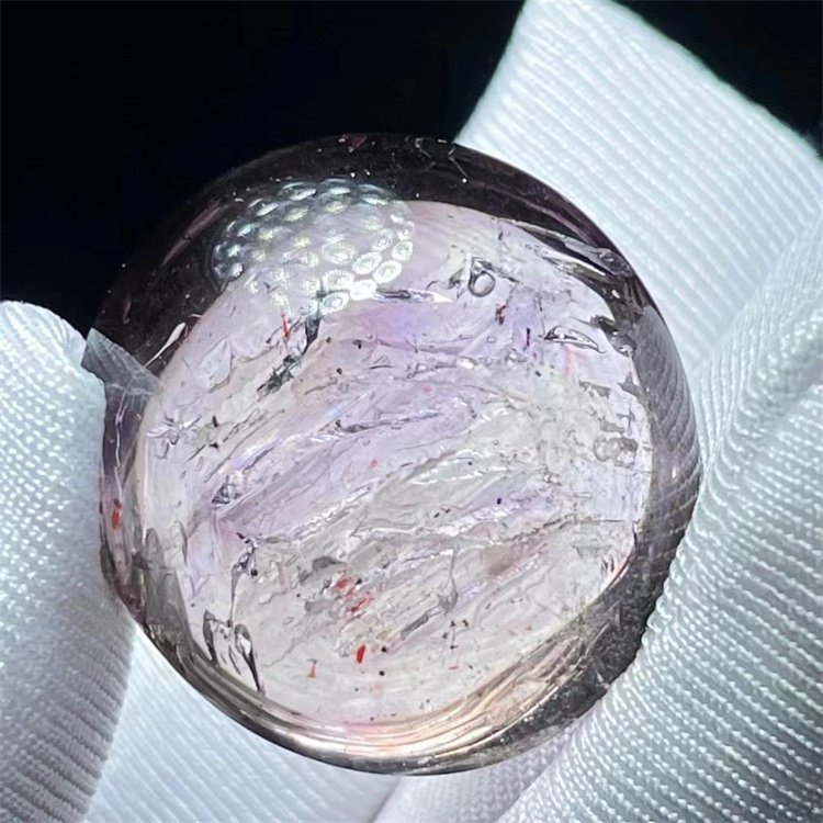 天然紫水晶全包裹流动水胆异象裸石男女款饰品项链挂件吊坠特惠