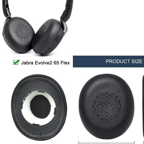 适用捷波朗Jabra Evolve2 65UC/MS Flex 耳罩 海绵套 耳机套