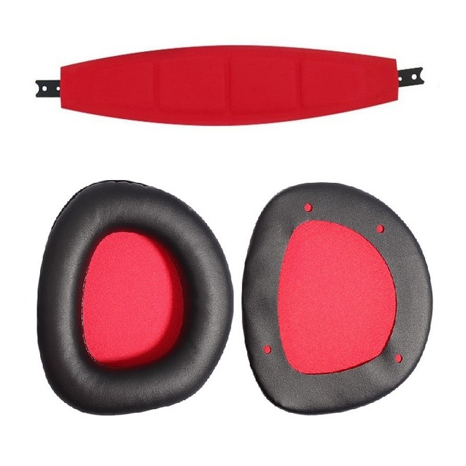 适用于达尔优EH715皮耳套 头戴式耳机皮套网吧网咖电竞海绵耳套