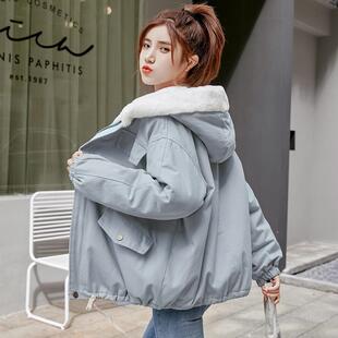 12少女冬装13初中学生14加绒加厚棉服岁女孩15大童小学生外套棉衣