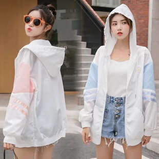 12夏季空调衫13新款薄外套大童岁女孩15初中高中学生宽松防晒衣16