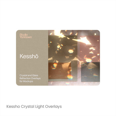 10款水晶灯光斑自然光影文艺背景底纹样机后期效果素材PNG格式