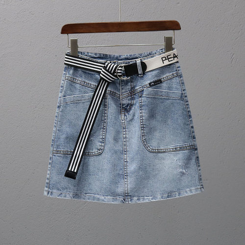 防走光牛仔裙2025春夏显瘦百搭