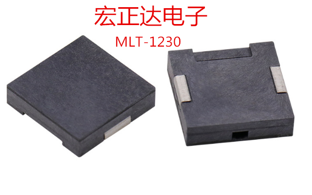 MLT-1230压电式贴片无源蜂鸣器12*12*3mm