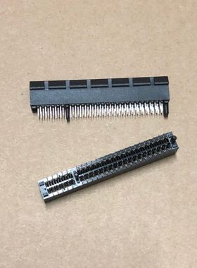 PCI-96P PCI-E 卡槽 插板式 黑色 连接器