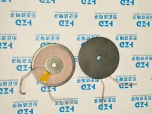 Φ50*5.3*1.0mm无线充电隔磁片/铁氧体/软磁片+A11线圈无线充磁片