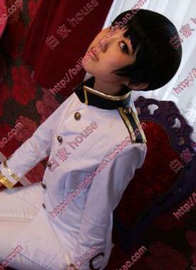 cosplay假发 黑色收脸短发 APH 黑塔利亚 尼轰=日/本=本田菊假发