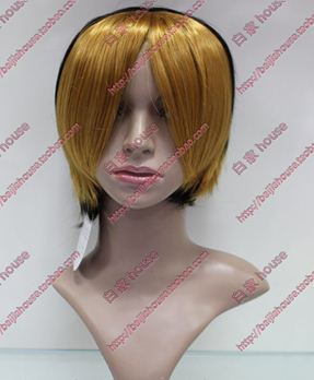 cos假发棋魂进藤光金色黑色动漫