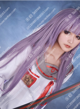 终结的炽天使 柊筱娅 穆紫色 100CM高温丝长直发 Cospaly假发