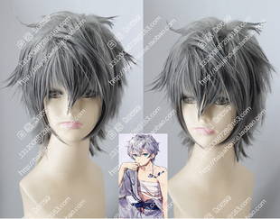 cosplay 偶像梦幻祭 濑名泉 深灰色收脸反翘短发 ES 动漫假发