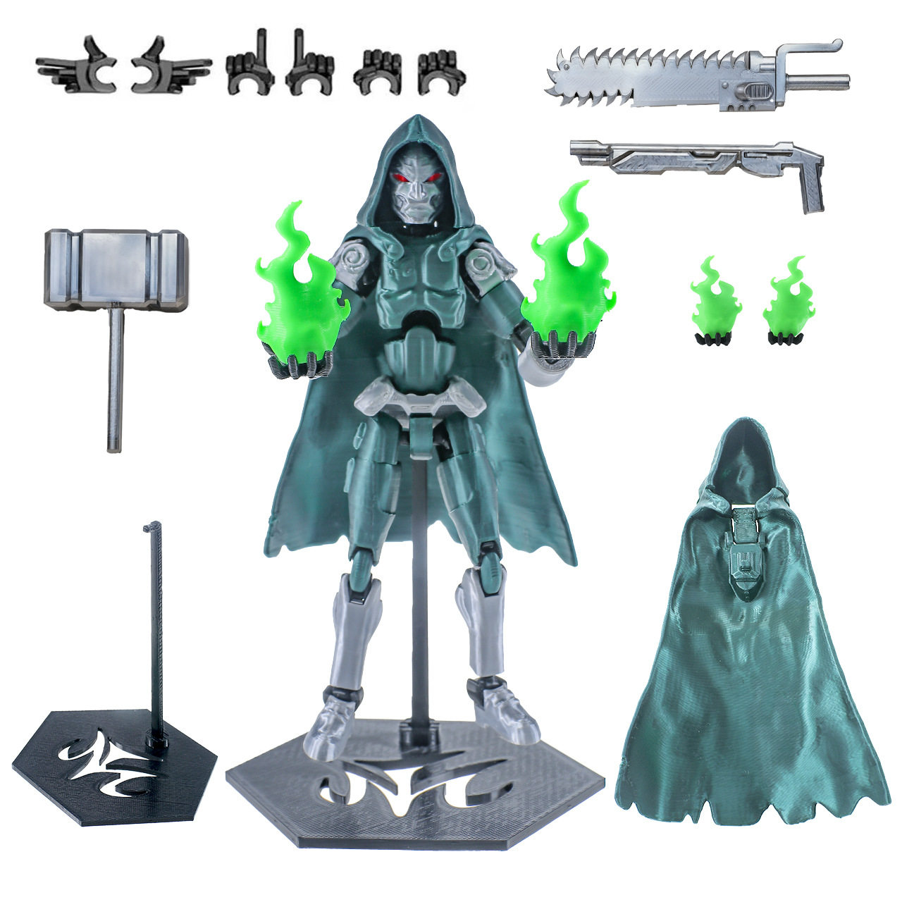 3D打印人偶咒术回战周边两面宿傩五条悟多关节可动摆件假人玩偶