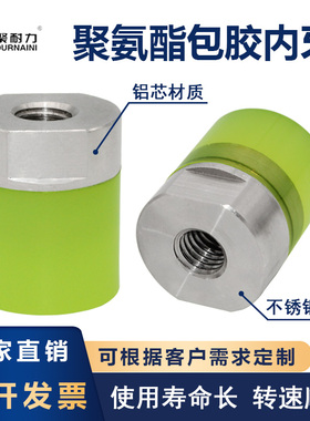S304不锈钢聚氨酯缓冲减震压块内螺纹型M4M5M6全系列优力胶防撞头