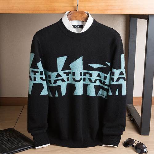 100纯羊绒年轻人的羊绒衫加厚