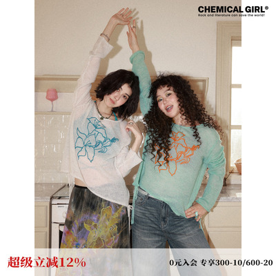 真两件系带背心早春长袖罩衫