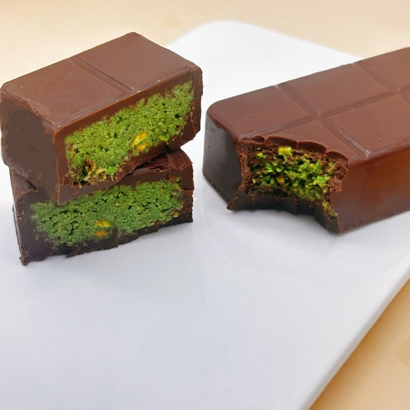 英国ZOSLI迪拜风格开心果酱巧克力喜糖婚糖千丝酥夹心黑巧可可脂