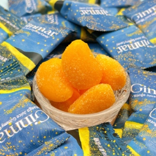 GINMAR金玛芒果味果汁软糖结婚喜糖婚礼糖果散装橡皮糖休闲零食