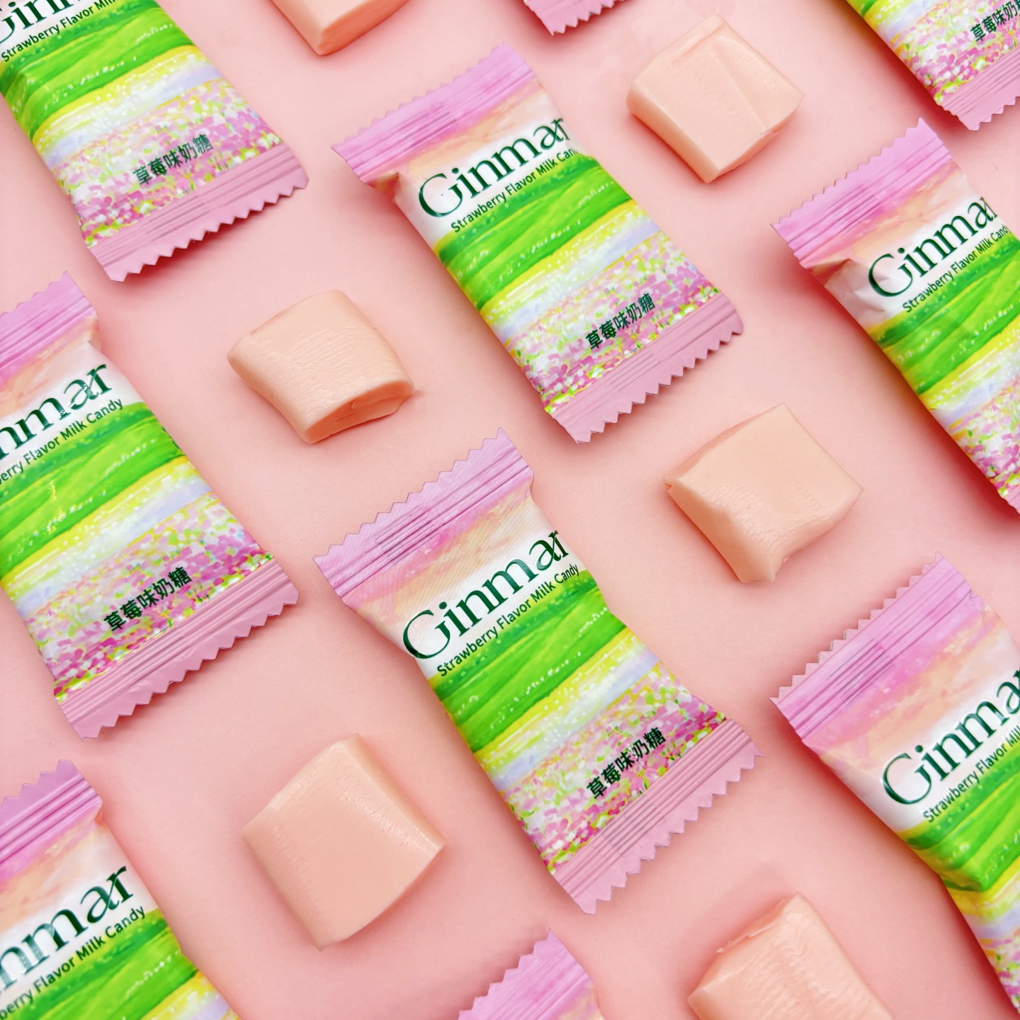 GINMAR金玛草莓味奶糖
