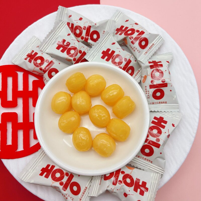 食鼎汇乳酸菌芒果味硬糖网红爆款结婚喜糖婚糖高颜值糖果休闲零食