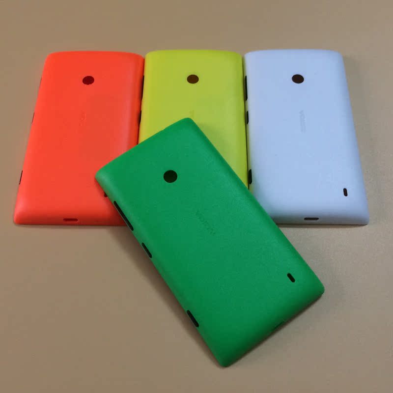 適用 諾基亞Lumia520 525 電池蓋520t手機外殼按鍵替換后蓋保護套