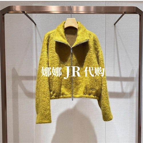 JR2025年冬翻领拉链宽松保暖外套