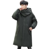 2023冬季新款韩版中长款棉衣男士宽松休闲大码外套棉服8811-P80，男装棉衣，星座1310
