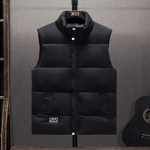 M-5XL大码立领棉马甲男加厚保暖坎肩棉背心休闲外套8086-P50