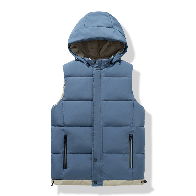 现货充足可拆卸帽M-5XL拼色秋冬棉马甲男女可穿XZ1310-2201-P50,男装背心/马甲,星座1310