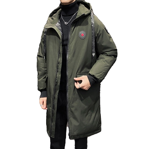 大货主推棉服男中长款大码加厚连帽棉衣外套 XZ1310-8088-P95图片