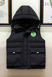 现货秋冬新款纯色大码保暖男时尚休闲加厚棉马甲M-5XL2103-P55，男装背心/马甲，星座1310