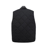秋冬季菱形格子绗缝棉马甲男女可穿无袖外套棉衣XZ1310-2302-P50，男装背心/马甲，星座1310