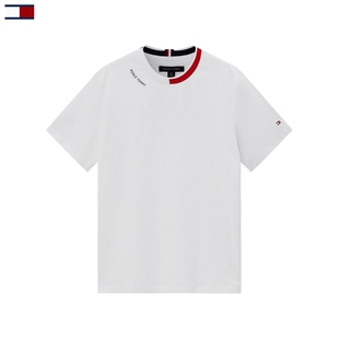 PONLE TOMMY汤米男装纯棉休闲时尚夏季圆领短袖T恤男打底衫